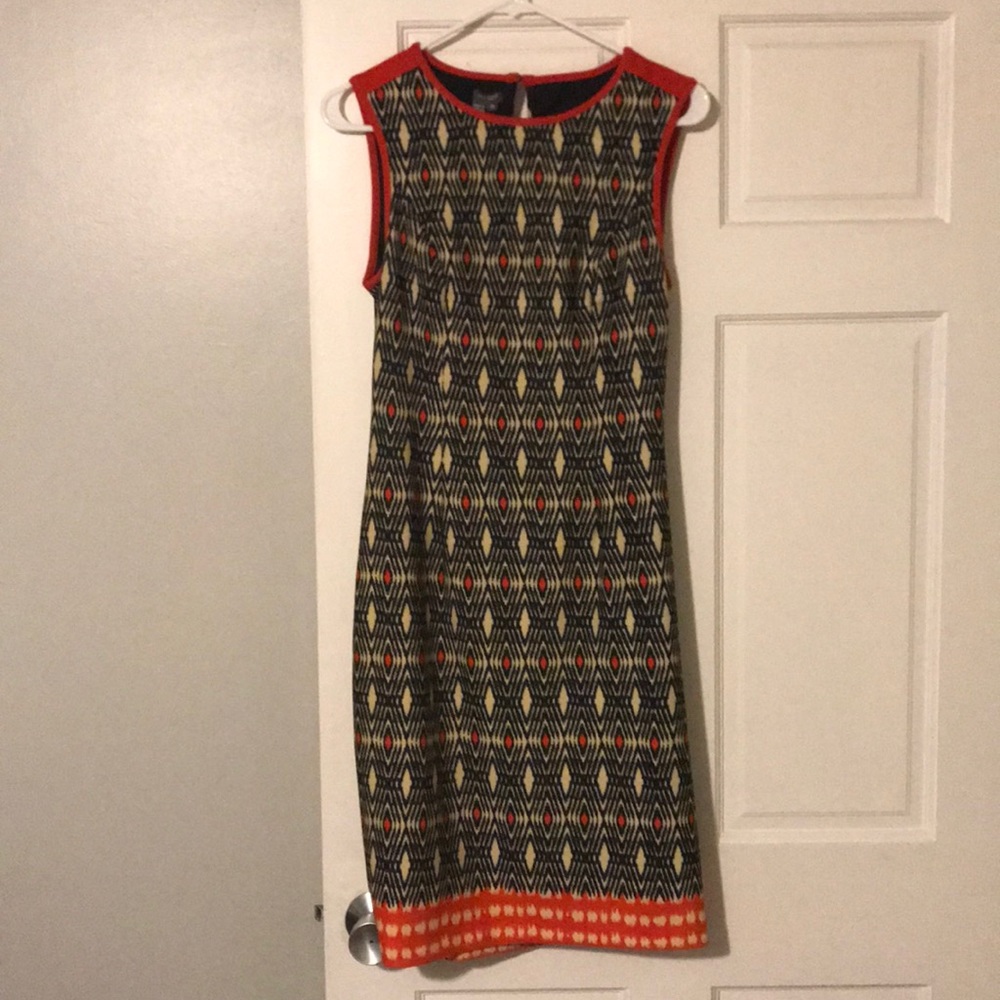 Tribal print spandex dress
